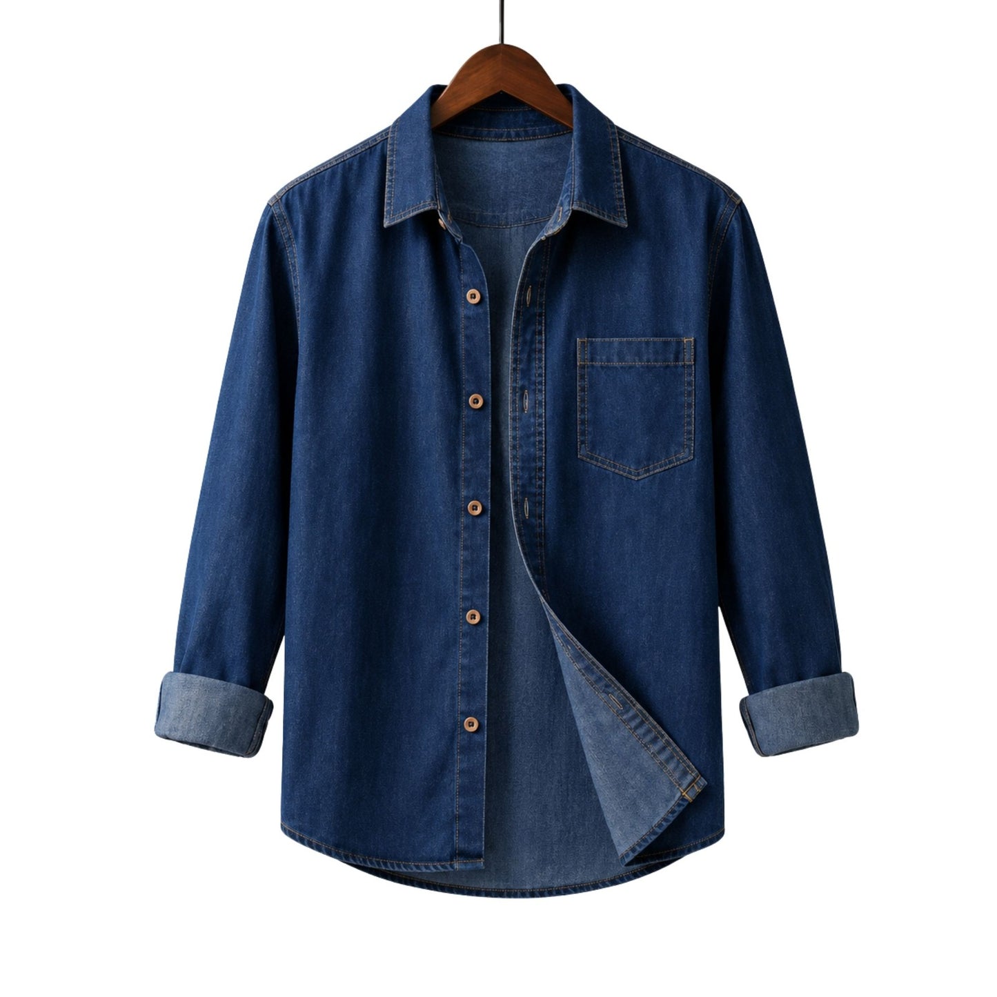 Stylish Denim Shirt - Nevy